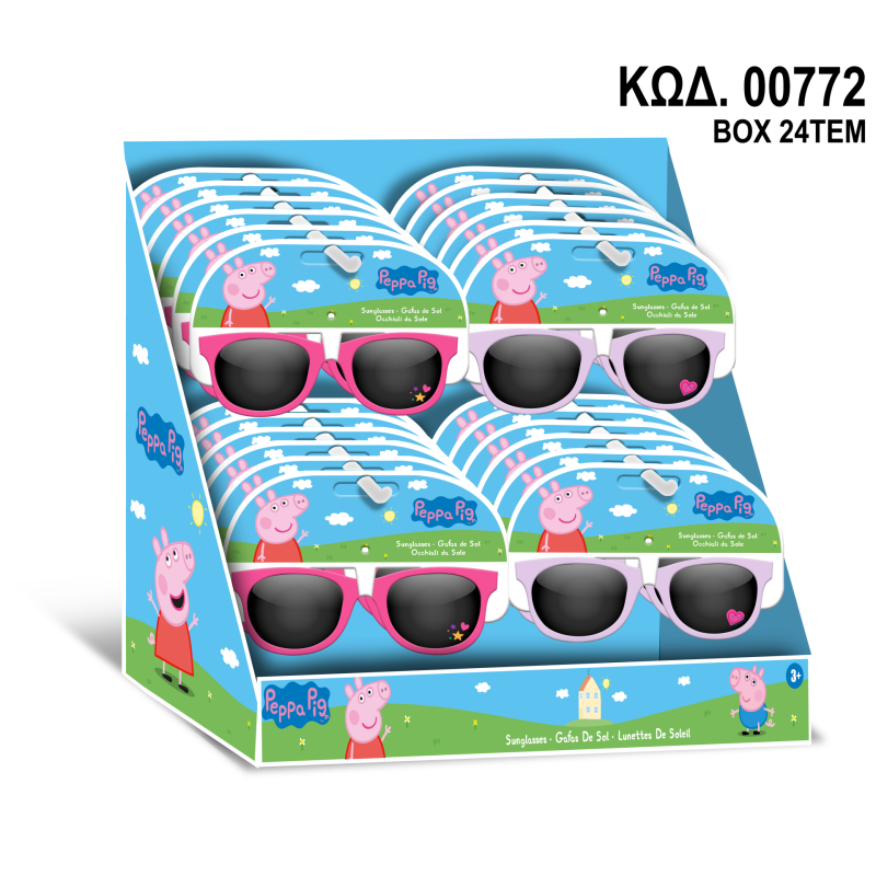 KIDS BOX WITH PEPPA PIG SUNGLASSES 00772 KIDS SUNGLASSES